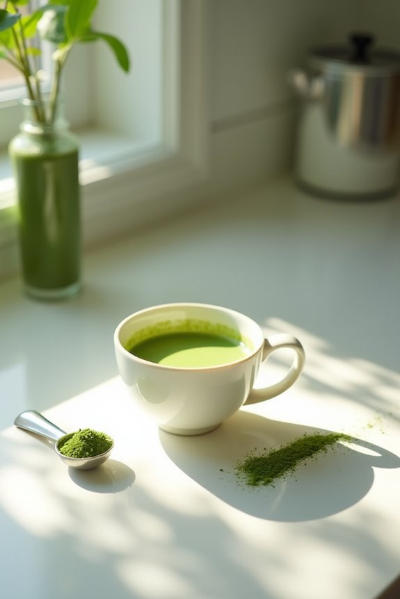 matcha caffeine per serving limits