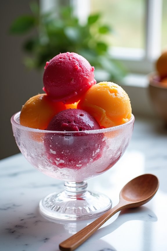 no machine sorbet texture technique
