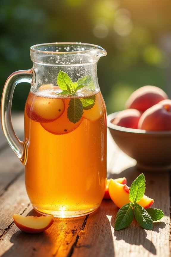 peach tea boosts skin hydration