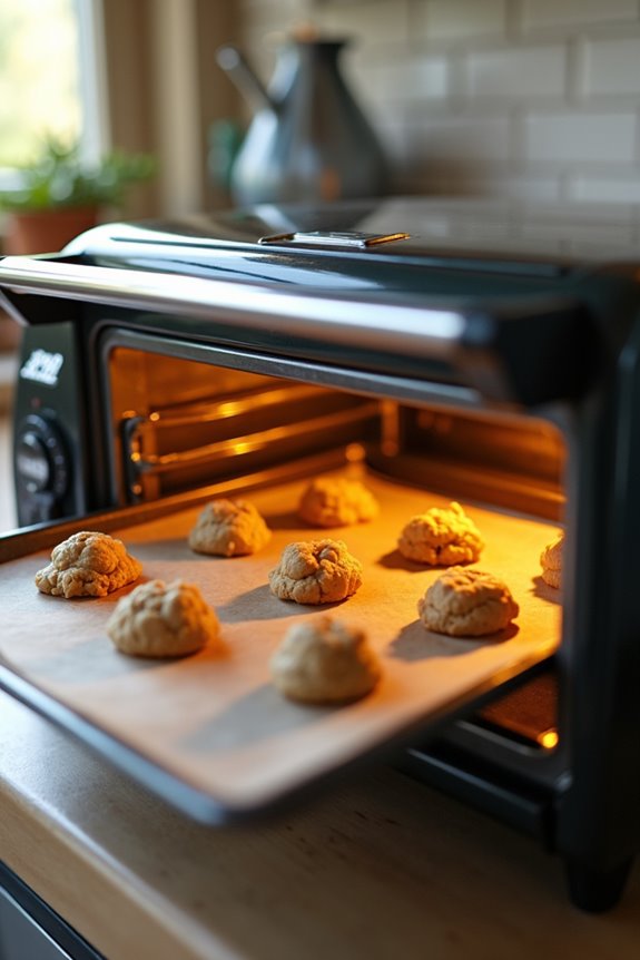 reduce temp bake earlier