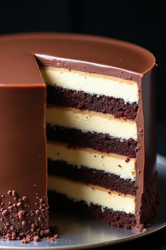 six layer opera cake perfection