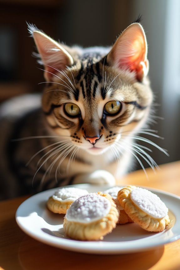 sugar cookies unsafe for cats