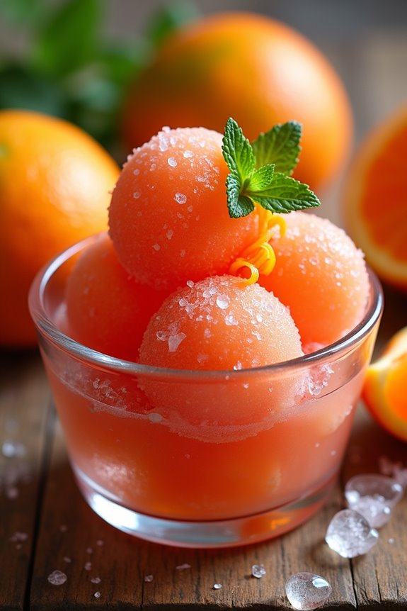 water rich fruits yield smooth sorbet