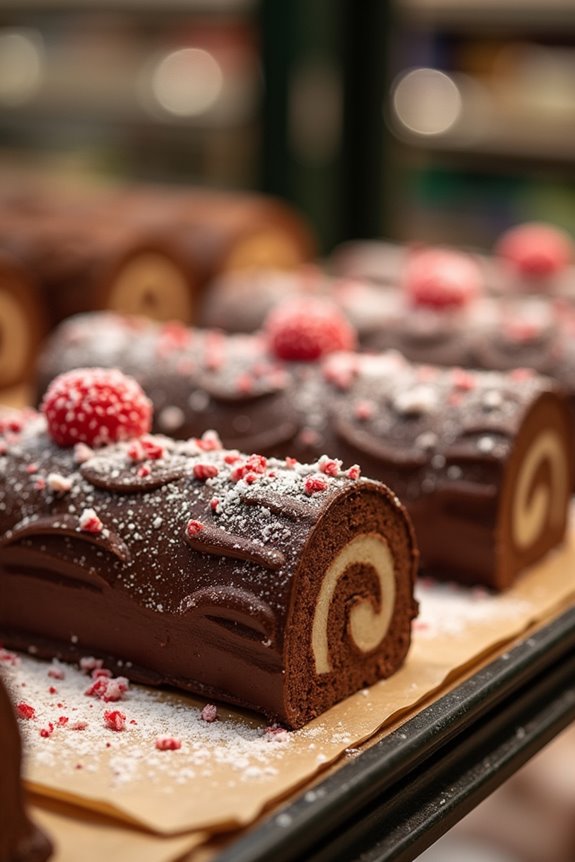 whole foods montilio s yule logs readily available