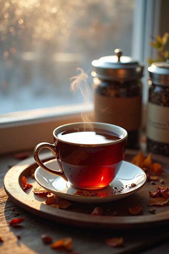 winter ready black tea with immune supporting blends