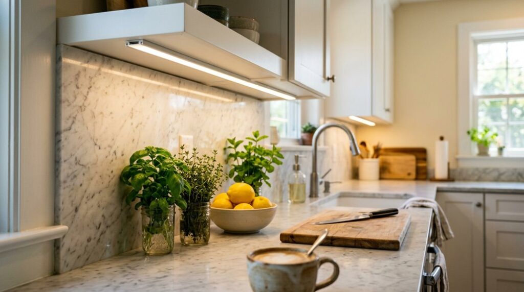 under cabinet kitchen lighting trends